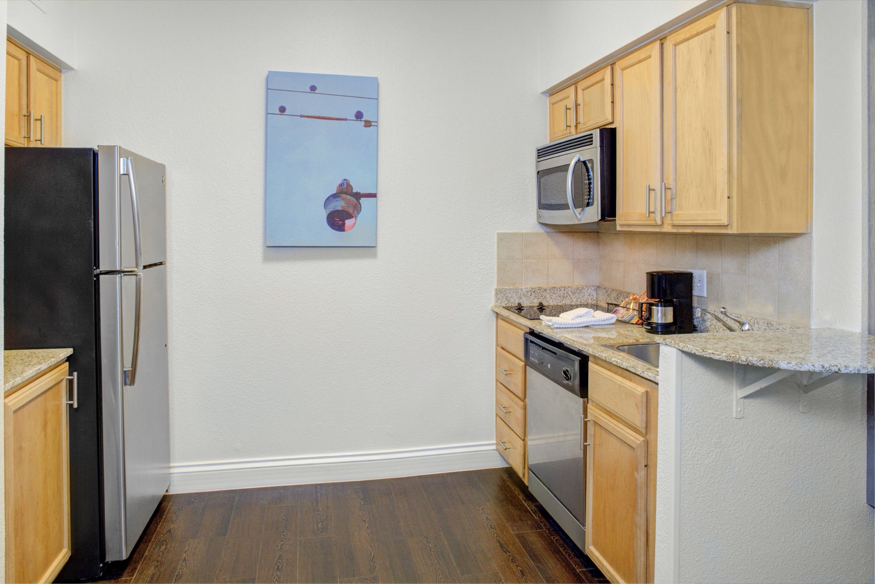 Full in-suite kitchen